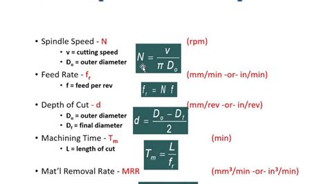 cnc machine cycle time formula|how to calculate cutting time.